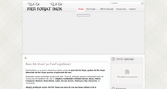 Desktop Screenshot of fierforjatinox.ro